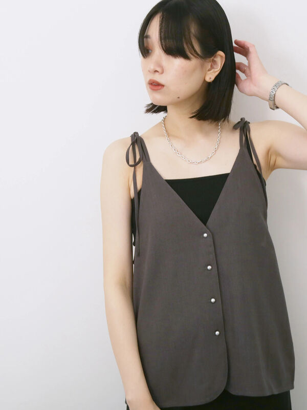 BМC　ジレ COMME CA ベスト ジレ シアーボイル レディース : ZOZOTOWN