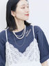 チェーン刺繍7分袖プルオーバー（オフホワイト/チャコールグレー/グリーン/ネイビー/ＴＯＰグレー）｜Samansa Mos2 blue（サマンサモスモス ブルー）通販