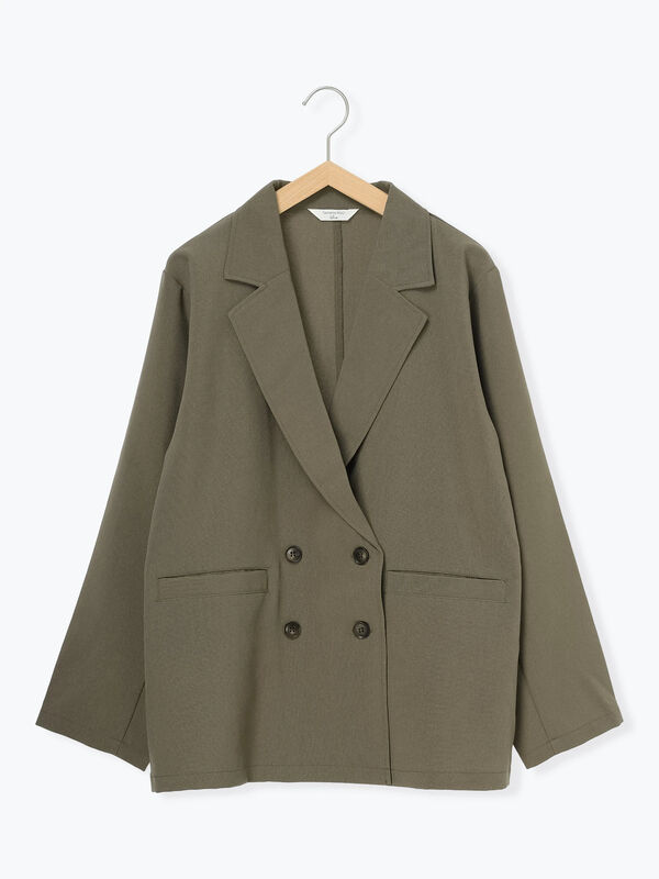 【新品】　モラビト プルミエノーカラージャケット ベージュカーキ 2025年最新】MORABITO 季節感：秋 ノーカラージャケットの人気