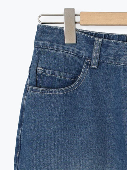 【ECO DENIM 】 フレアパンツ（チャコールグレー/ブルー/ネイビー）｜Samansa Mos2 blue（サマンサモスモス ブルー）通販