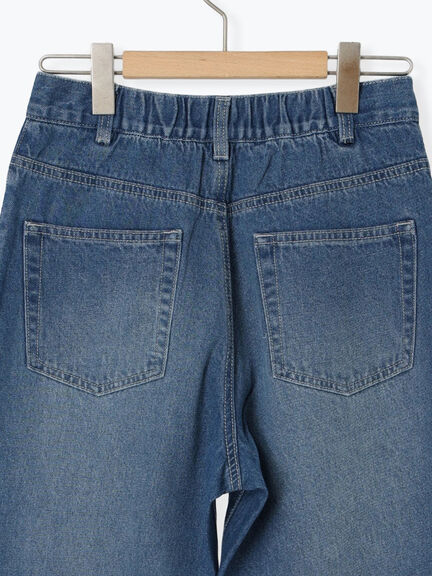【ECO DENIM 】 フレアパンツ（チャコールグレー/ブルー/ネイビー）｜Samansa Mos2 blue（サマンサモスモス ブルー）通販