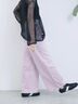 【ECO DENIM 】 ワイドストレートパンツ（チャコールグレー/ピンク/ブルー）｜Samansa Mos2 blue（サマンサモスモス ブルー）通販