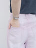 【ECO DENIM 】 ワイドストレートパンツ（チャコールグレー/ピンク/ブルー）｜Samansa Mos2 blue（サマンサモスモス ブルー）通販