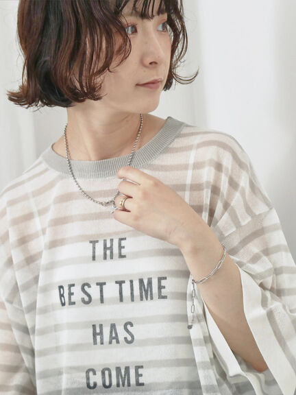 MONSE モンス ドット スパンコール ニット セーター 灰 グレー XS ■GY41 レディース MONSE モンス ドット スパンコール ニット セーター 灰 グレー