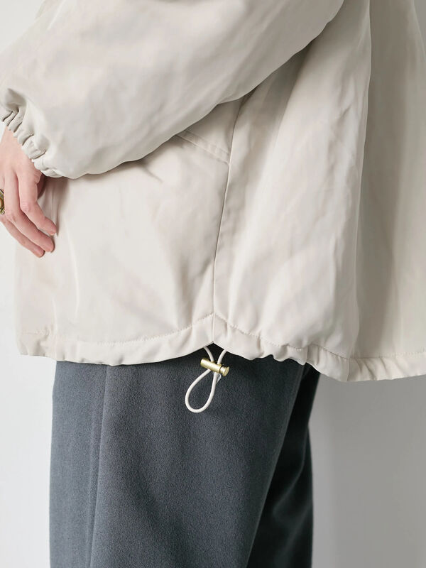 期間限定】 リバーシブルボアマウンテンパーカー（チャコールグレー