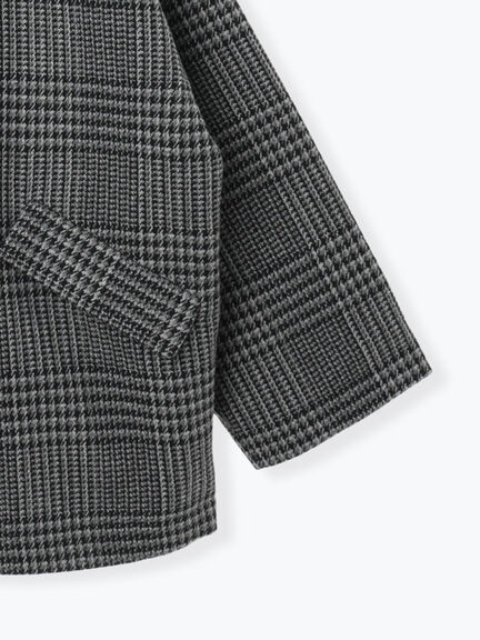 チェックテーラードジャケット（グレー/ブラウン/ダークブラウン）｜Samansa Mos2 blue（サマンサモスモス ブルー）通販