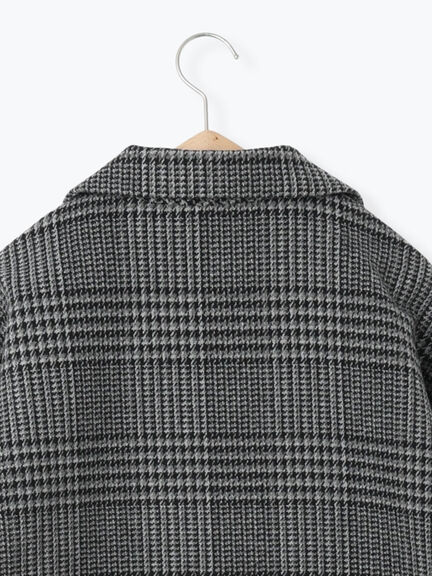 チェックテーラードジャケット（グレー/ブラウン/ダークブラウン）｜Samansa Mos2 blue（サマンサモスモス ブルー）通販