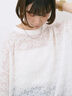 レースTシャツ（オフホワイト/ブラック/ブラウン）｜Samansa Mos2 blue（サマンサモスモス ブルー）通販