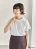 COJI-COJI/刺繍Tシャツ（オフホワイト/ＴＯＰグレー）｜Samansa Mos2 blue（サマンサモスモス ブルー）通販