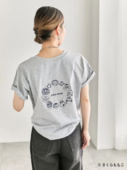 COJI-COJI/刺繍Tシャツ（オフホワイト/ＴＯＰグレー）｜Samansa Mos2 blue（サマンサモスモス ブルー）通販