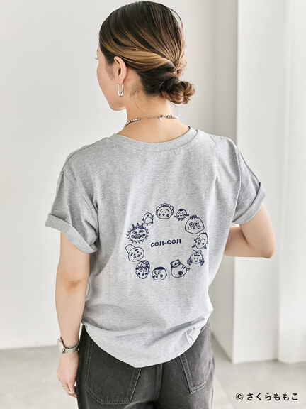 COJI-COJI/刺繍Tシャツ（オフホワイト/ＴＯＰグレー）｜Samansa Mos2 blue（サマンサモスモス ブルー）通販