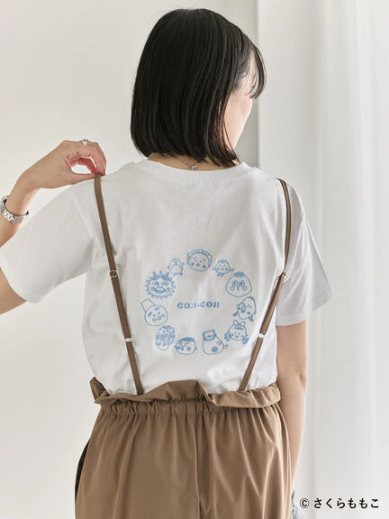 COJI-COJI/刺繍Tシャツ（オフホワイト/ＴＯＰグレー）｜Samansa Mos2 blue（サマンサモスモス ブルー）通販