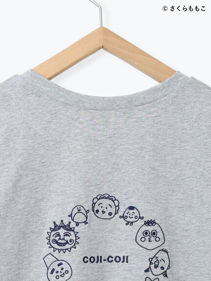 COJI-COJI/刺繍Tシャツ（オフホワイト/ＴＯＰグレー）｜Samansa Mos2 blue（サマンサモスモス ブルー）通販