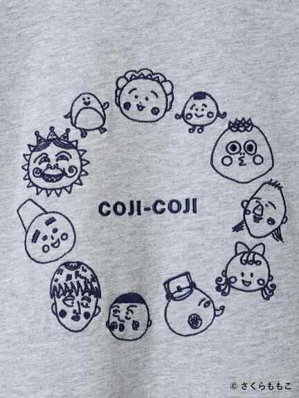 COJI-COJI/刺繍Tシャツ（オフホワイト/ＴＯＰグレー）｜Samansa Mos2 blue（サマンサモスモス ブルー）通販
