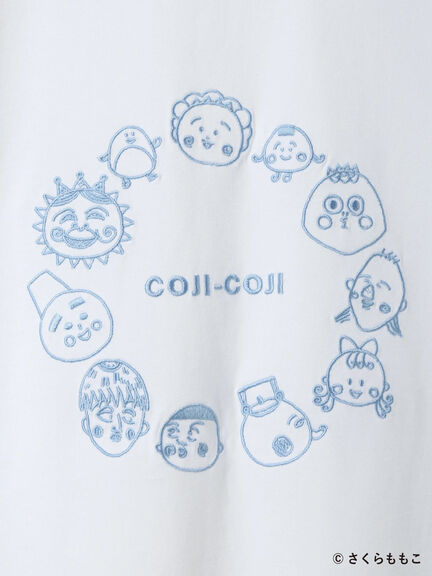 COJI-COJI/刺繍Tシャツ（オフホワイト/ＴＯＰグレー）｜Samansa Mos2 blue（サマンサモスモス ブルー）通販