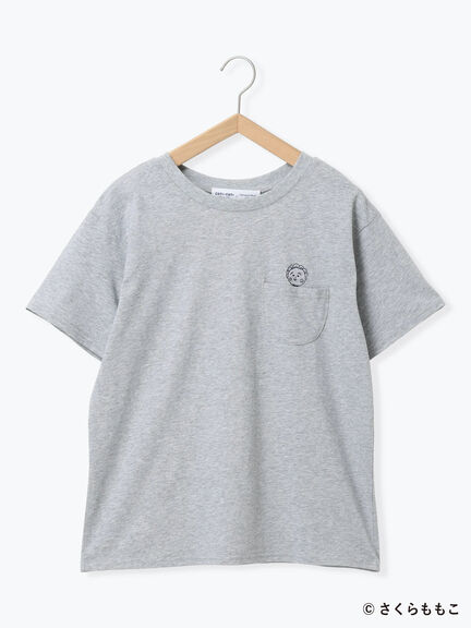 COJI-COJI/刺繍Tシャツ（オフホワイト/ＴＯＰグレー）｜Samansa Mos2 blue（サマンサモスモス ブルー）通販