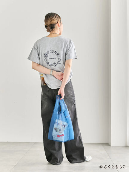 COJI-COJI/刺繍Tシャツ（オフホワイト/ＴＯＰグレー）｜Samansa Mos2 blue（サマンサモスモス ブルー）通販