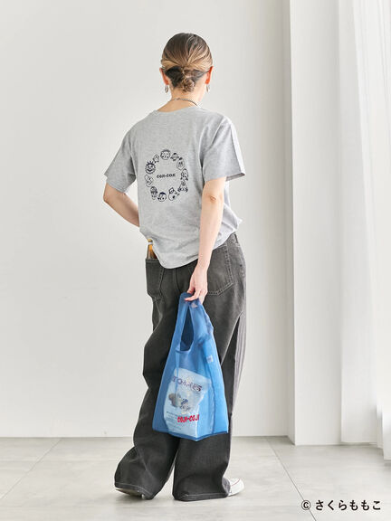 COJI-COJI/刺繍Tシャツ（オフホワイト/ＴＯＰグレー）｜Samansa Mos2 blue（サマンサモスモス ブルー）通販