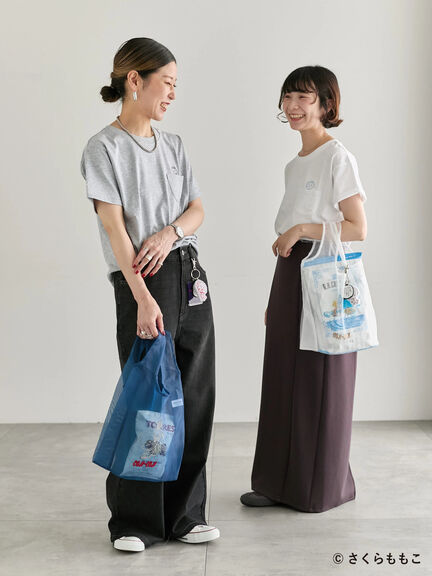 COJI-COJI/刺繍Tシャツ（オフホワイト/ＴＯＰグレー）｜Samansa Mos2 blue（サマンサモスモス ブルー）通販