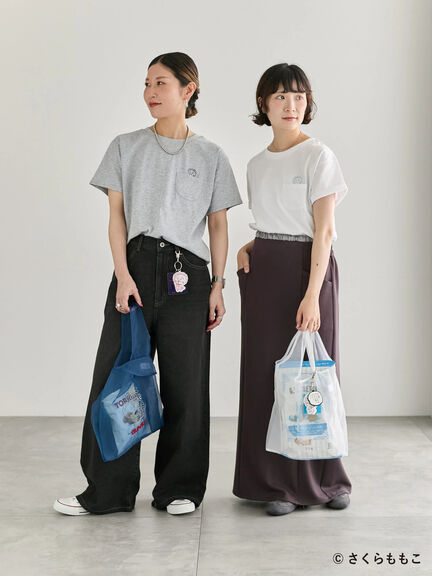COJI-COJI/シアートート（オフホワイト/ネイビー）｜Samansa Mos2 blue（サマンサモスモス ブルー）通販