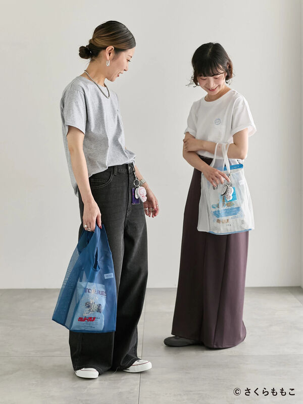 コジコジさん専用 セール】 COJI-COJI/シアートート（オフホワイト/ネイビー