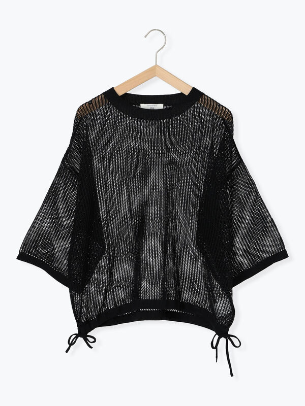 セール】 メッシュプルオーバー（ブラック/ベージュ/ブラウン/トップス