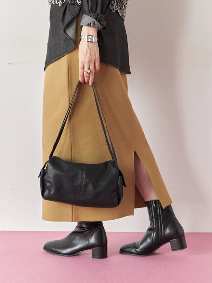 ダブルストラップミニバッグ（ブラック/ボルドー/ライトベージュ）｜Samansa Mos2 blue（サマンサモスモス ブルー）通販