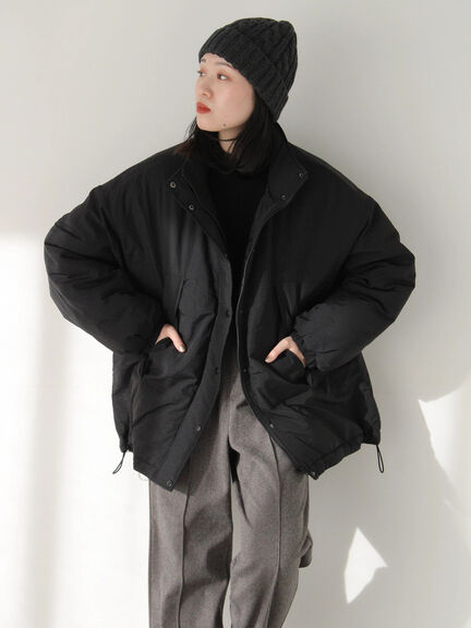 中綿モンスターコート（ブラック/ベージュ/カーキ）｜Samansa Mos2 blue（サマンサモスモス ブルー）通販