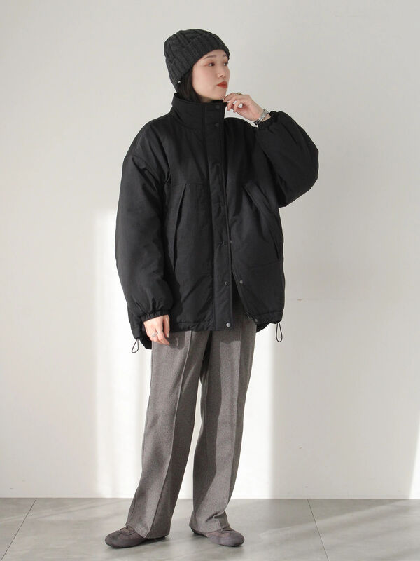 セール】 中綿モンスターコート（ブラック/ベージュ/カーキ/アウター