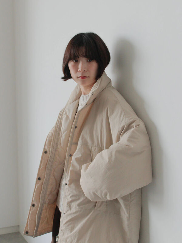 中綿モンスターコート（ブラック/ベージュ/カーキ/アウター/コート