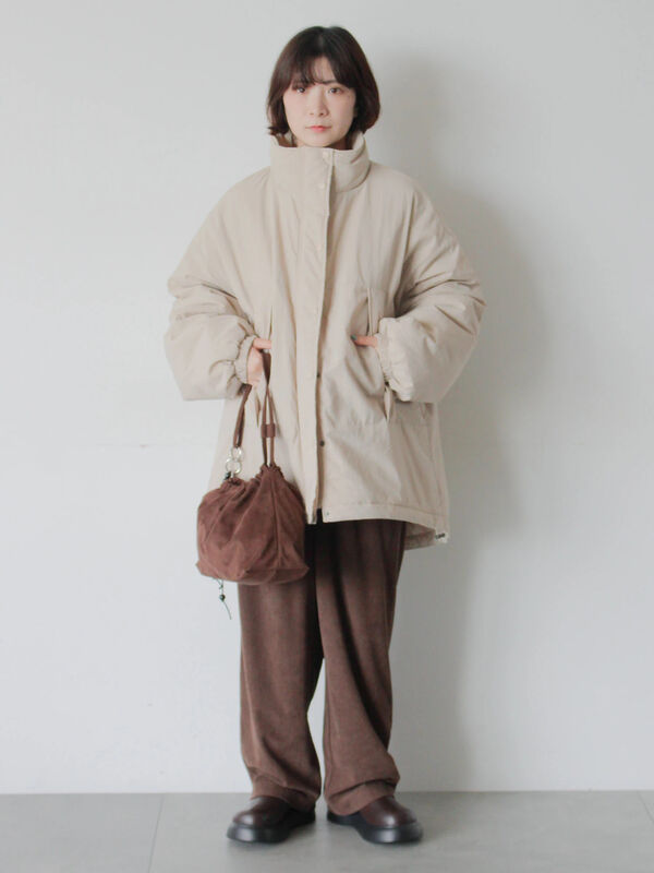 セール】 中綿モンスターコート（ブラック/ベージュ/カーキ/アウター