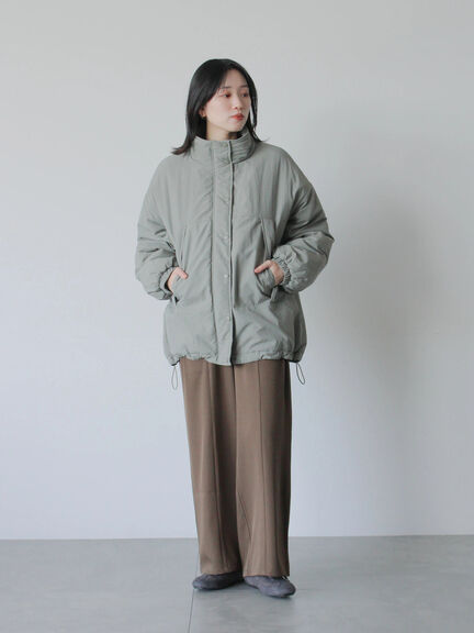 中綿モンスターコート（ブラック/ベージュ/カーキ）｜Samansa Mos2 blue（サマンサモスモス ブルー）通販