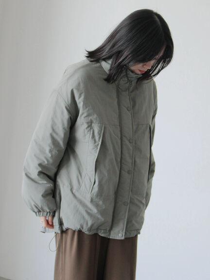 中綿モンスターコート（ブラック/ベージュ/カーキ）｜Samansa Mos2 blue（サマンサモスモス ブルー）通販