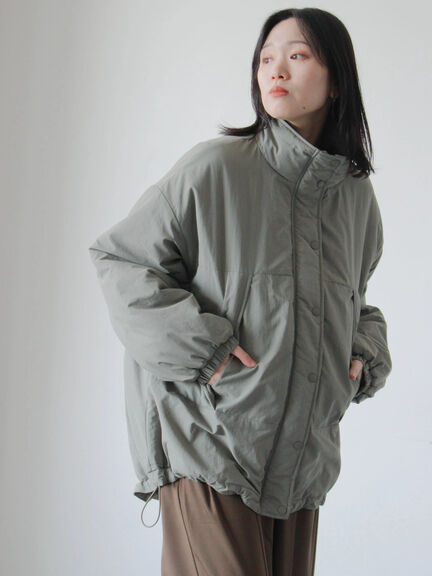 中綿モンスターコート（ブラック/ベージュ/カーキ）｜Samansa Mos2 blue（サマンサモスモス ブルー）通販