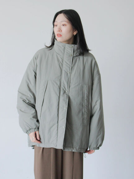 中綿モンスターコート（ブラック/ベージュ/カーキ）｜Samansa Mos2 blue（サマンサモスモス ブルー）通販