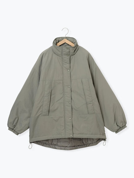 中綿モンスターコート（ブラック/ベージュ/カーキ）｜Samansa Mos2 blue（サマンサモスモス ブルー）通販