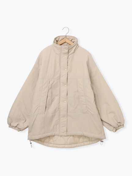 中綿モンスターコート（ブラック/ベージュ/カーキ）｜Samansa Mos2 blue（サマンサモスモス ブルー）通販