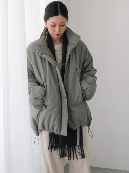 中綿モンスターコート（ブラック/ベージュ/カーキ）｜Samansa Mos2 blue（サマンサモスモス ブルー）通販