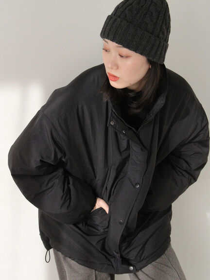 中綿モンスターコート（ブラック/ベージュ/カーキ）｜Samansa Mos2 blue（サマンサモスモス ブルー）通販