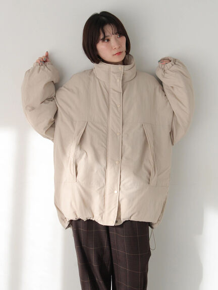 中綿モンスターコート（ブラック/ベージュ/カーキ）｜Samansa Mos2 blue（サマンサモスモス ブルー）通販