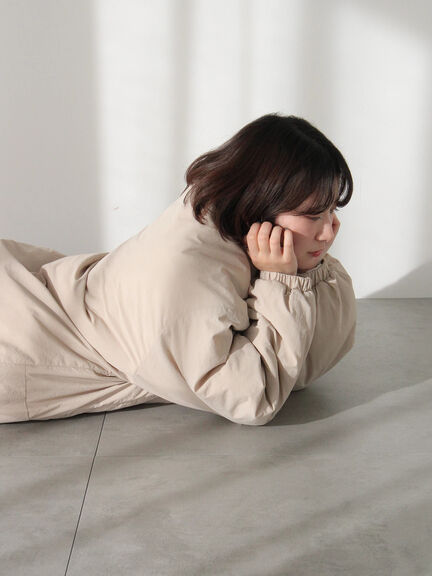 中綿モンスターコート（ブラック/ベージュ/カーキ）｜Samansa Mos2 blue（サマンサモスモス ブルー）通販