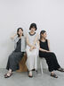 ◎【接触冷感】切替カットワンピース（チャコールグレー/ブラック/ＴＯＰグレー）｜Samansa Mos2 blue（サマンサモスモス ブルー）通販