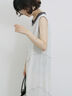 ◎【接触冷感】切替カットワンピース（チャコールグレー/ブラック/ＴＯＰグレー）｜Samansa Mos2 blue（サマンサモスモス ブルー）通販