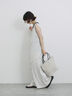 ◎【接触冷感】切替カットワンピース（チャコールグレー/ブラック/ＴＯＰグレー）｜Samansa Mos2 blue（サマンサモスモス ブルー）通販