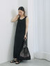 ◎【接触冷感】切替カットワンピース（チャコールグレー/ブラック/ＴＯＰグレー）｜Samansa Mos2 blue（サマンサモスモス ブルー）通販