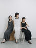◎【接触冷感】切替カットワンピース（チャコールグレー/ブラック/ＴＯＰグレー）｜Samansa Mos2 blue（サマンサモスモス ブルー）通販