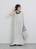 ◎【接触冷感】切替カットワンピース（チャコールグレー/ブラック/ＴＯＰグレー）｜Samansa Mos2 blue（サマンサモスモス ブルー）通販