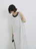 ◎【接触冷感】切替カットワンピース（チャコールグレー/ブラック/ＴＯＰグレー）｜Samansa Mos2 blue（サマンサモスモス ブルー）通販