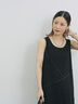 ◎【接触冷感】切替カットワンピース（チャコールグレー/ブラック/ＴＯＰグレー）｜Samansa Mos2 blue（サマンサモスモス ブルー）通販