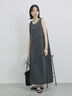 ◎【接触冷感】切替カットワンピース（チャコールグレー/ブラック/ＴＯＰグレー）｜Samansa Mos2 blue（サマンサモスモス ブルー）通販